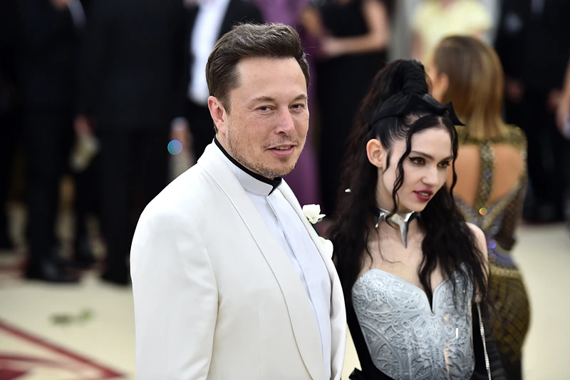 Heavenly Bodies: Fashion & The Catholic Imagination Costume Institute Gala
NEW YORK, NY - MAY 07: Elon Musk and Grimes attend the Heavenly Bodies: Fashion & The Catholic Imagination Costume Institute Gala at The Metropolitan Museum of Art on May 7, 2018 in New York City. (Photo by Theo Wargo/Getty Images for Huffington Post)